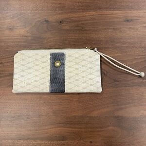 Alaina Marie Bait Bag with Navy Accent